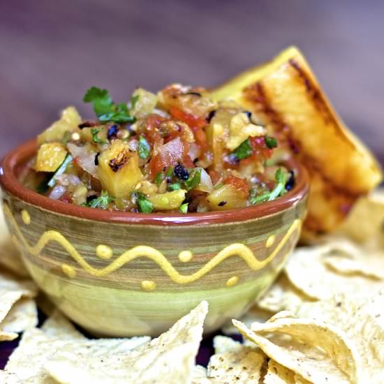 Grilled Pineapple Salsa