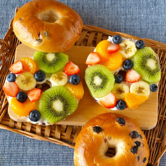 Fruit Open Sandwiches