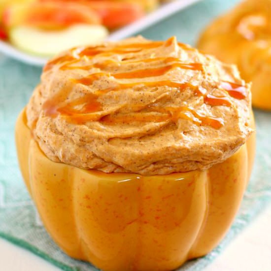 Caramel Pumpkin Cheesecake Dip