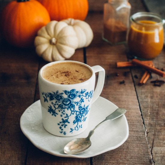 Spiced Pumpkin Tea Latte