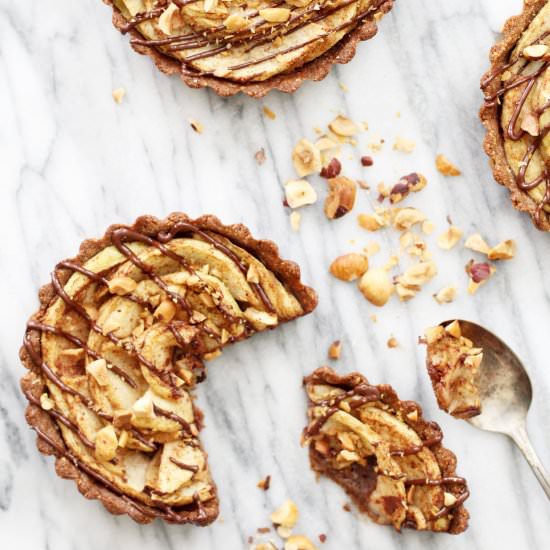 Hazelnut Apple Tart