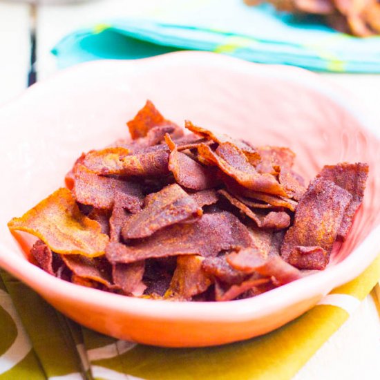 Sweet Salty Cinnamon Plantain Chips