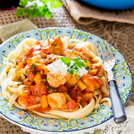 Easy Chicken Paprikash