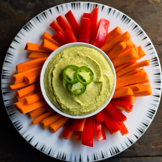 Jalapeno Cilantro Hummus