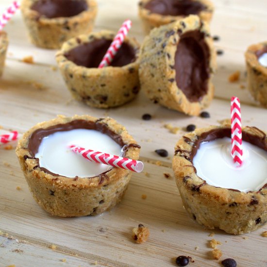 Cookie and Milk Glasses