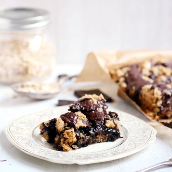 Oat Cookie Brownies