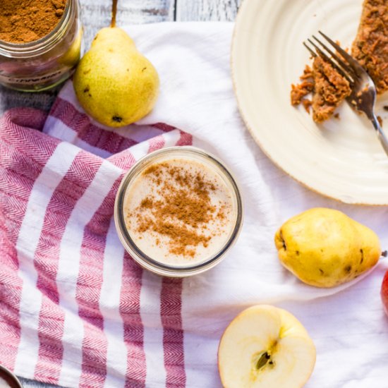 Cinnamon Apple + Pear Smoothie