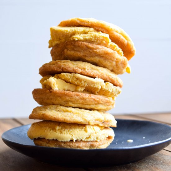 Snickerdoodle Ice Cream Sandwich