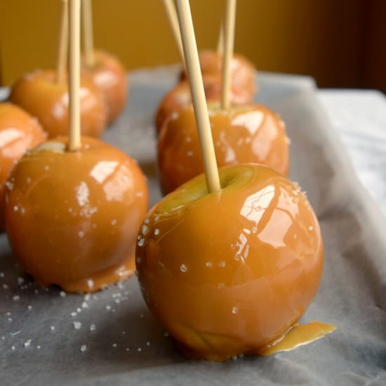 Salted Caramel Apples