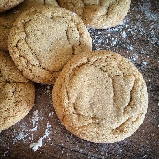 Roadhouse Ginger Molasses Cookies