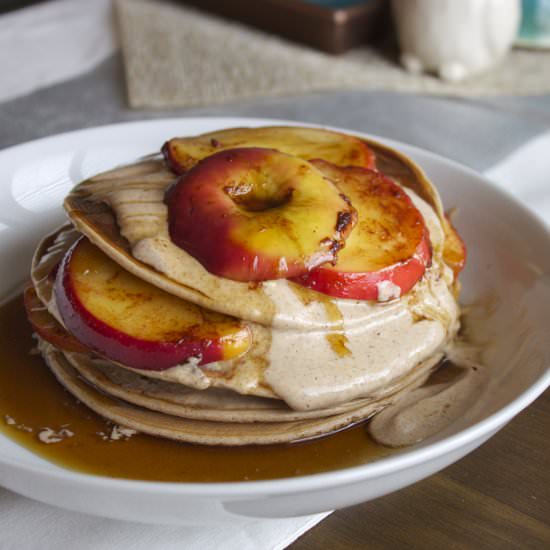 Grain-Free Apple Cinnamon Pancakes