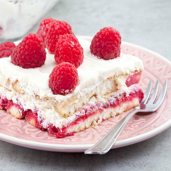 Raspberry Tiramisu