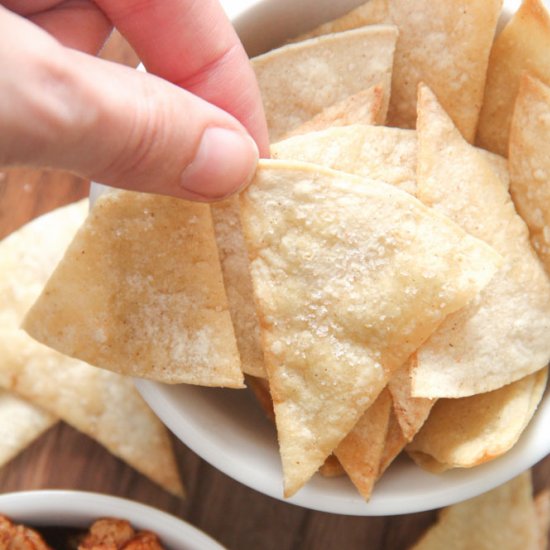 Homemade Corn Tortilla Chips