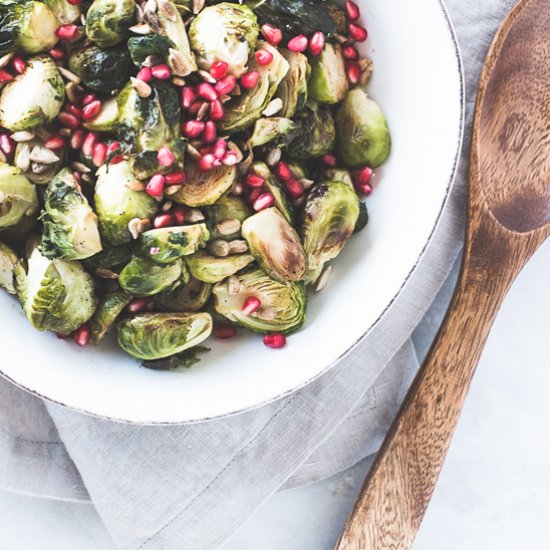 Roasted Dijon Brussels Sprouts