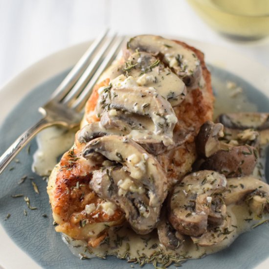 Chardonnay Chicken with Mushrooms