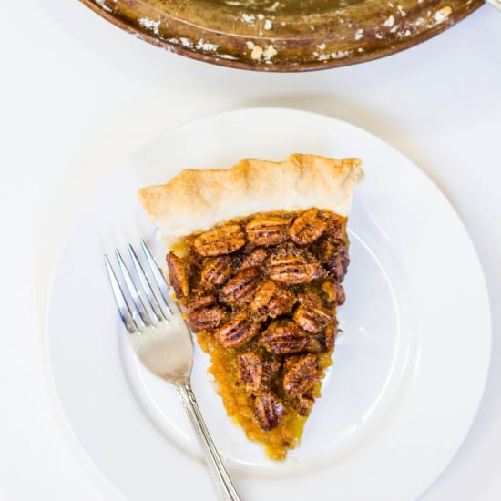 Pumpkin Pecan Pie