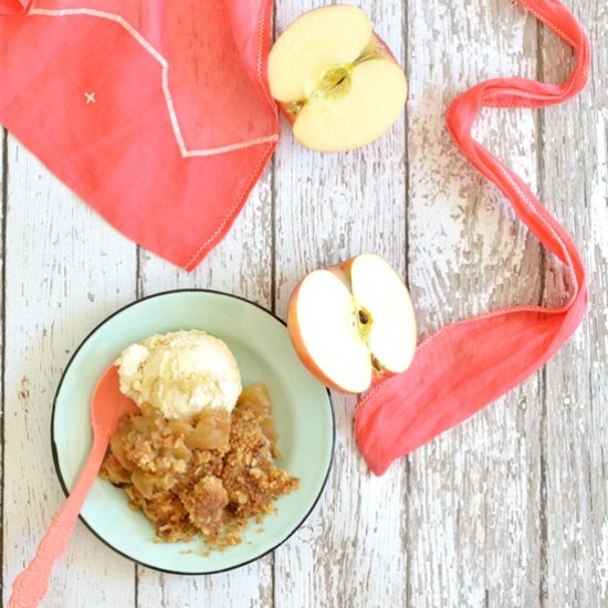 Apple Caramel Crumble