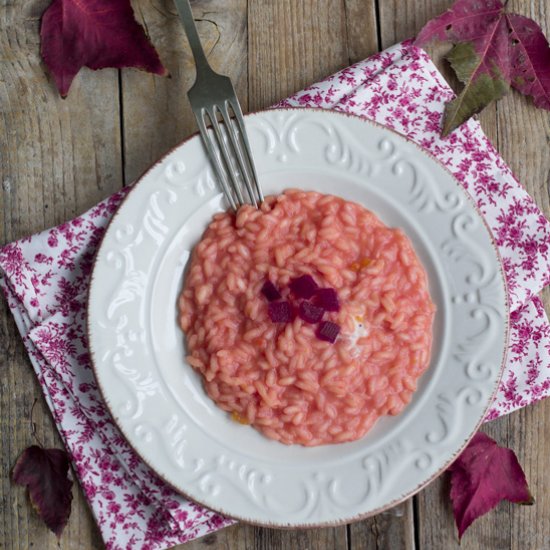 Creamy Risotto with Beets