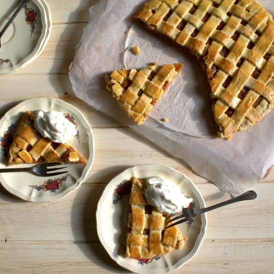 Apple Crostata, Flat Apple Pie