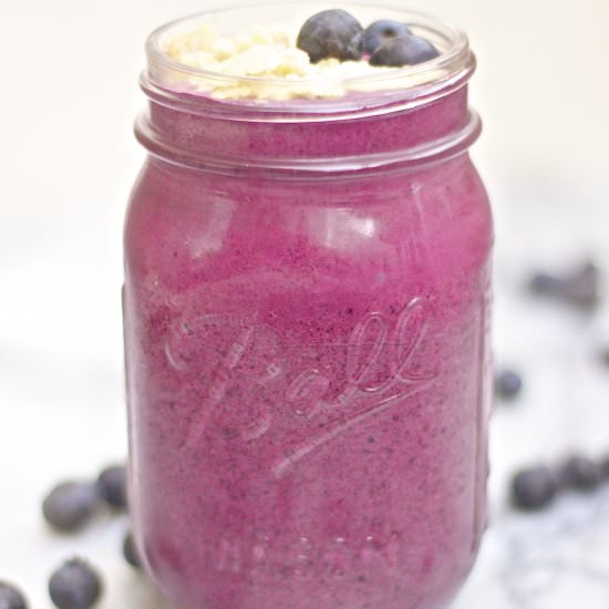 Blueberry Pie Milkshakes {vegan}