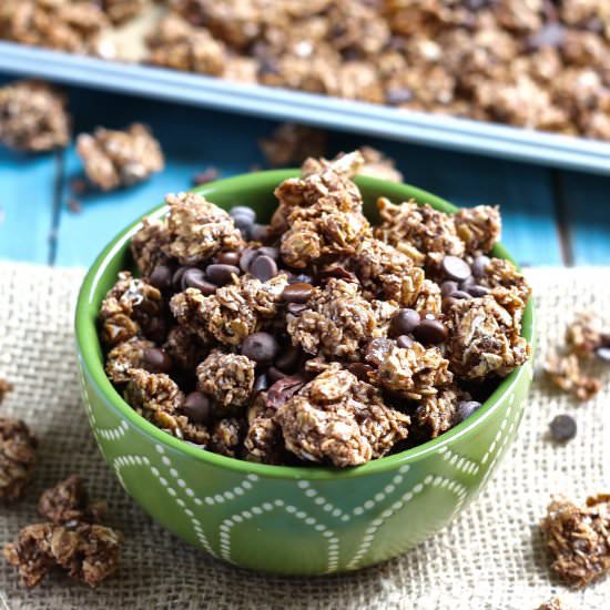 Triple Chocolate Coconut Granola