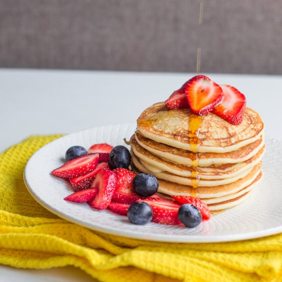 Fluffy Ricotta Pancakes