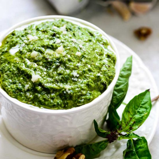 Basil Walnut Pesto