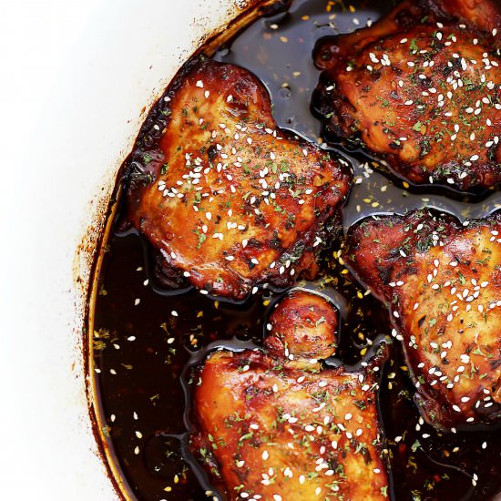 Crock Pot Honey Garlic Chicken