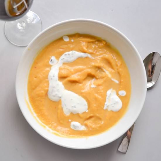 Spicy Butternut Squash Soup