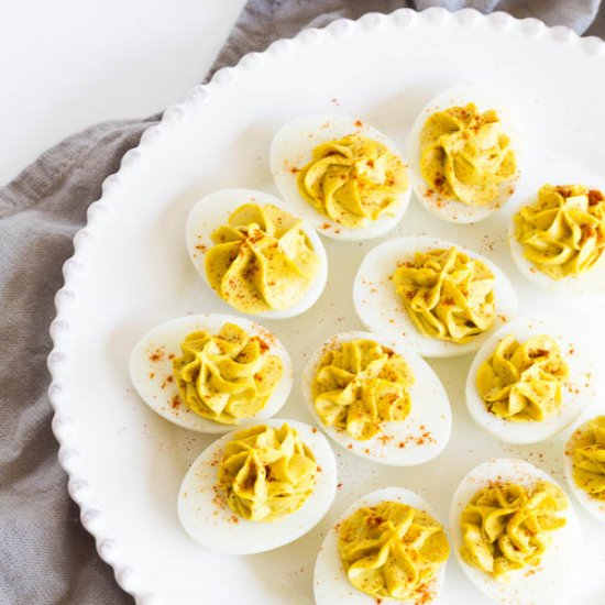 Curry Deviled Eggs