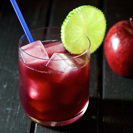 Sloe Gin & Apple Juice