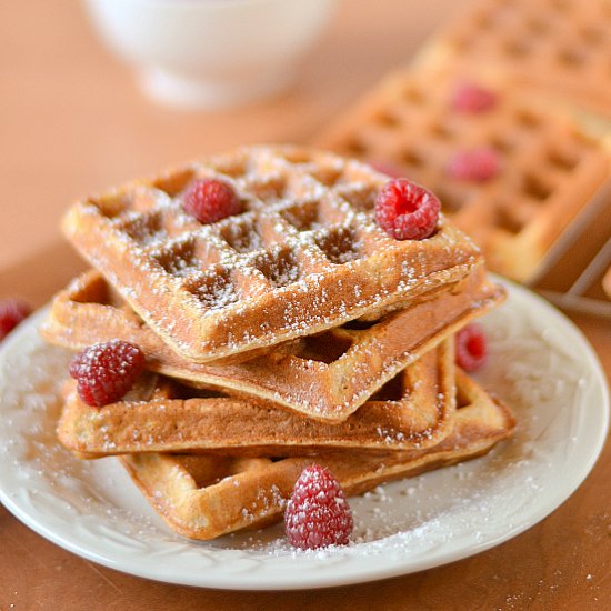 The Best Whole Wheat Waffles