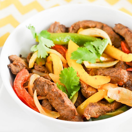 Stir-Fry Steak with Peppers