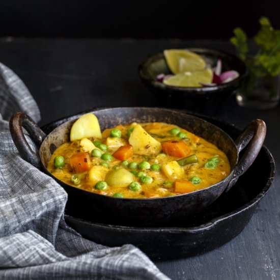 Mixed Vegetable Kashmiri Korma