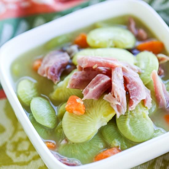 Lima Bean & Ham Soup