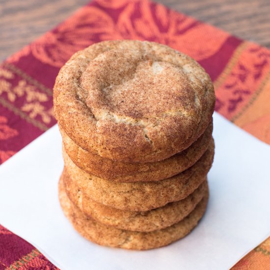 Pumpkin Spice Snickerdoodles