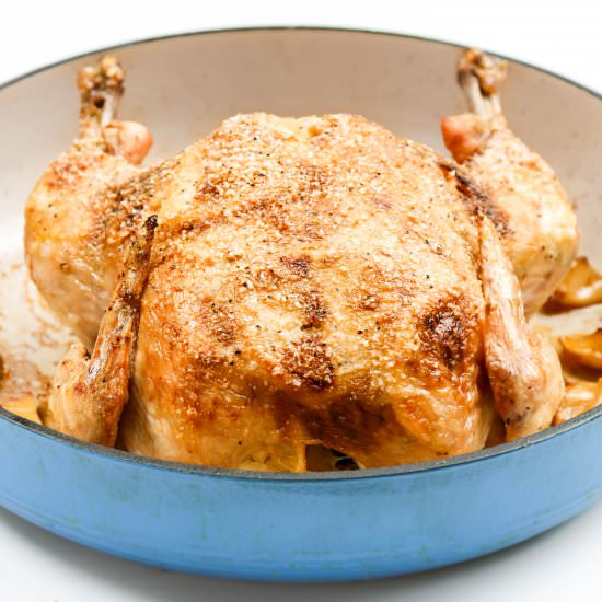 Garlic Lemon Roast Chicken