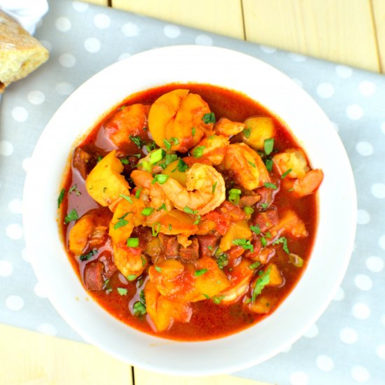 Shrimp & Chorizo Stew