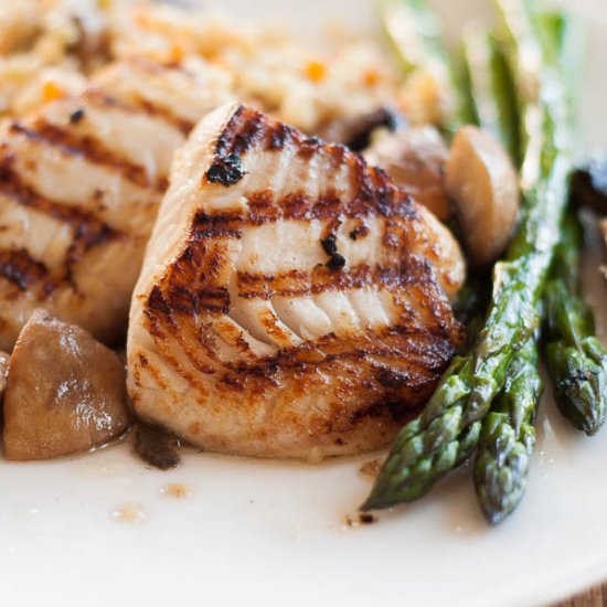 Tilapia with Roasted Asparagus