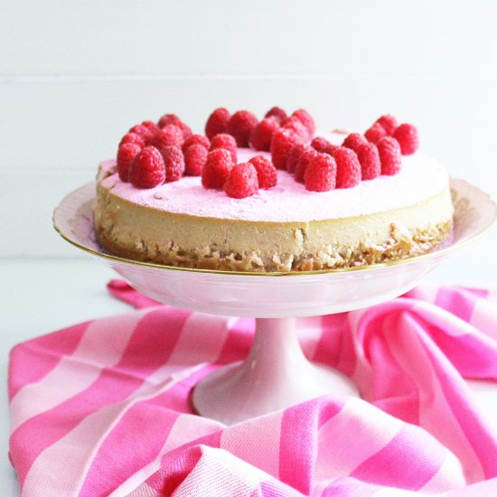 Pink Goat Cheese Cake