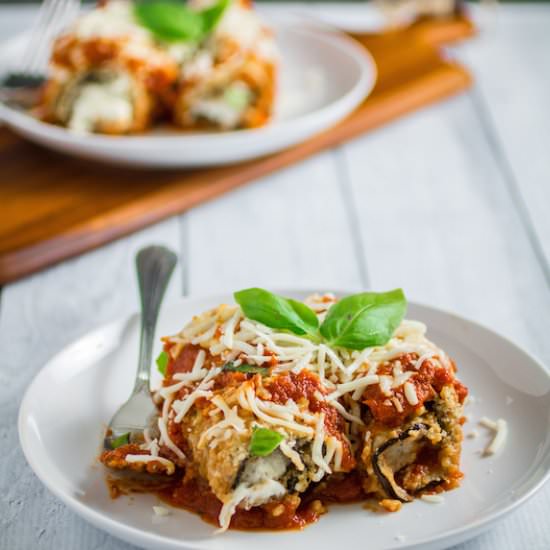 Easy Eggplant Rollatini