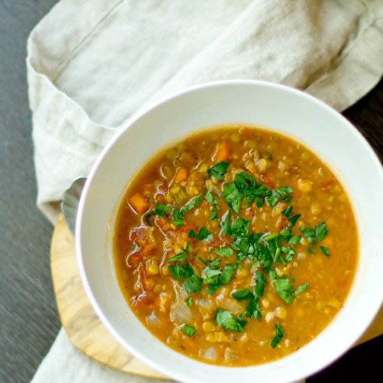 Bacon Lentil Soup