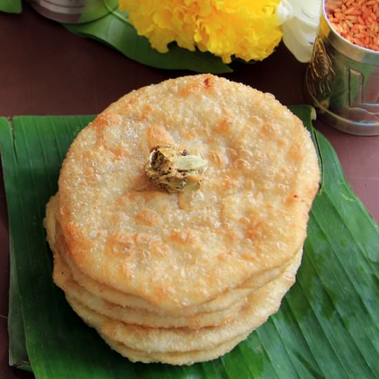 Sojji Appam – Sweet Semolina poori