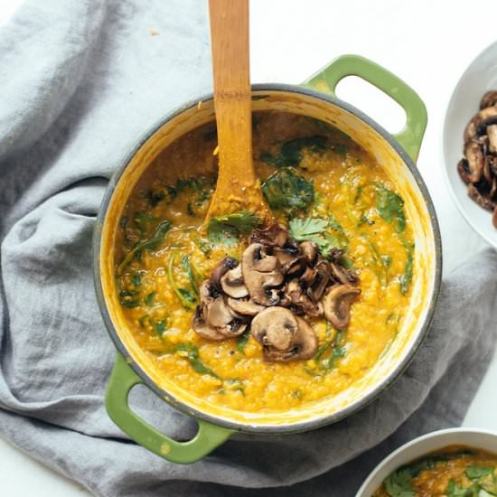 Simple Butternut Squash Daal