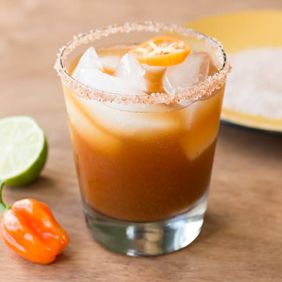 Habanero Pumpkin Spiced Margarita