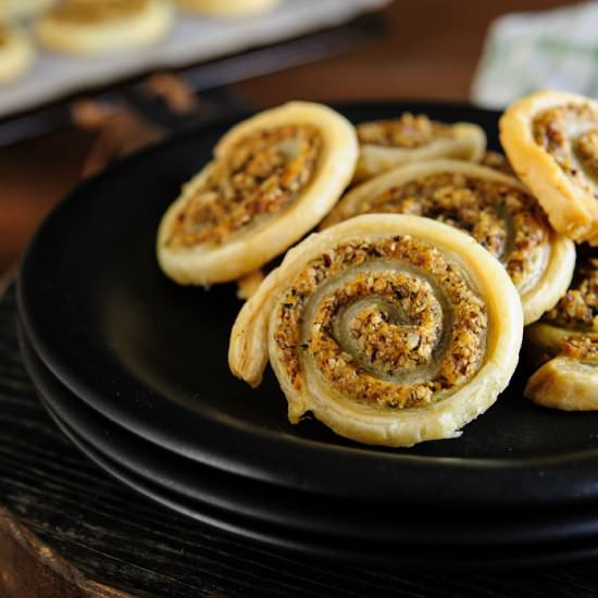 Cheese and Nuts Pinwheels