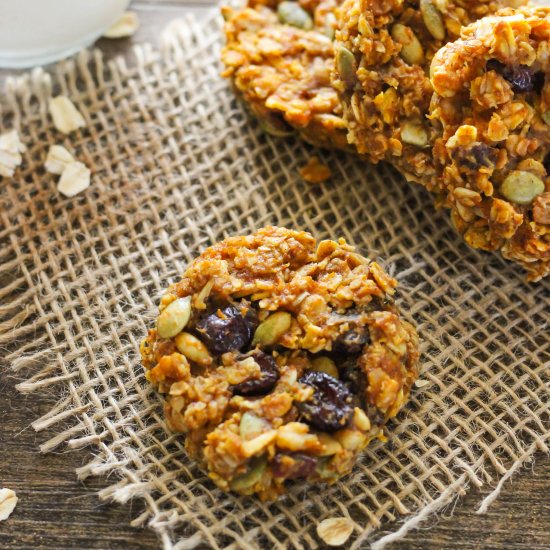 Pumpkin Breakfast Cookies