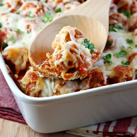 Meatball Sub Casserole