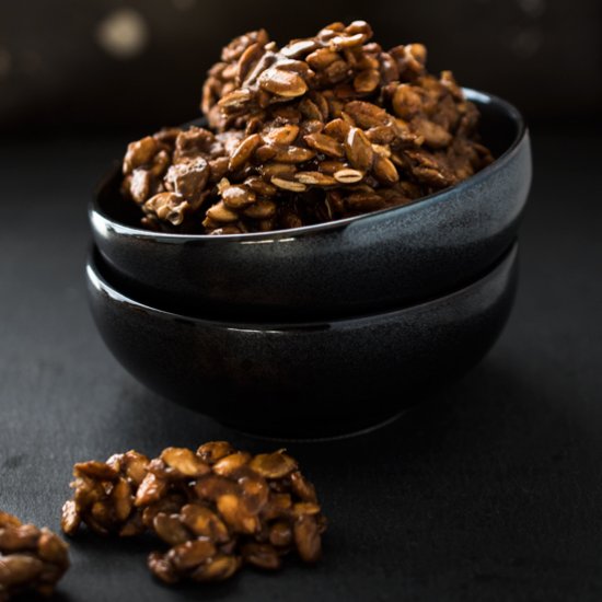 Candied Pumpkin Seed Clusters