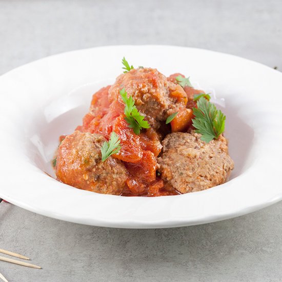 Spanish Meatballs in Tomato Sauce